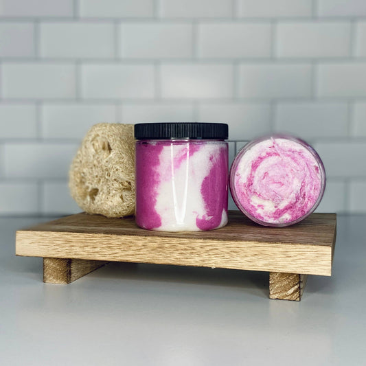 Sea Salt Orchid Foaming Sugar Scrub: 8 oz