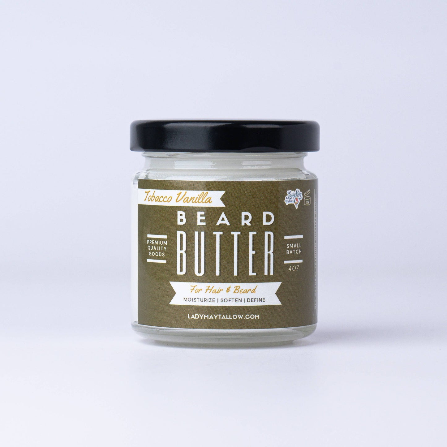 All-Natural Tallow Beard, Hair, and Scalp Butter
