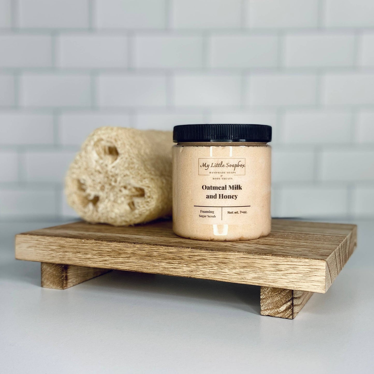 Oatmeal Milk and Honey Foaming Sugar Scrub: 8 oz