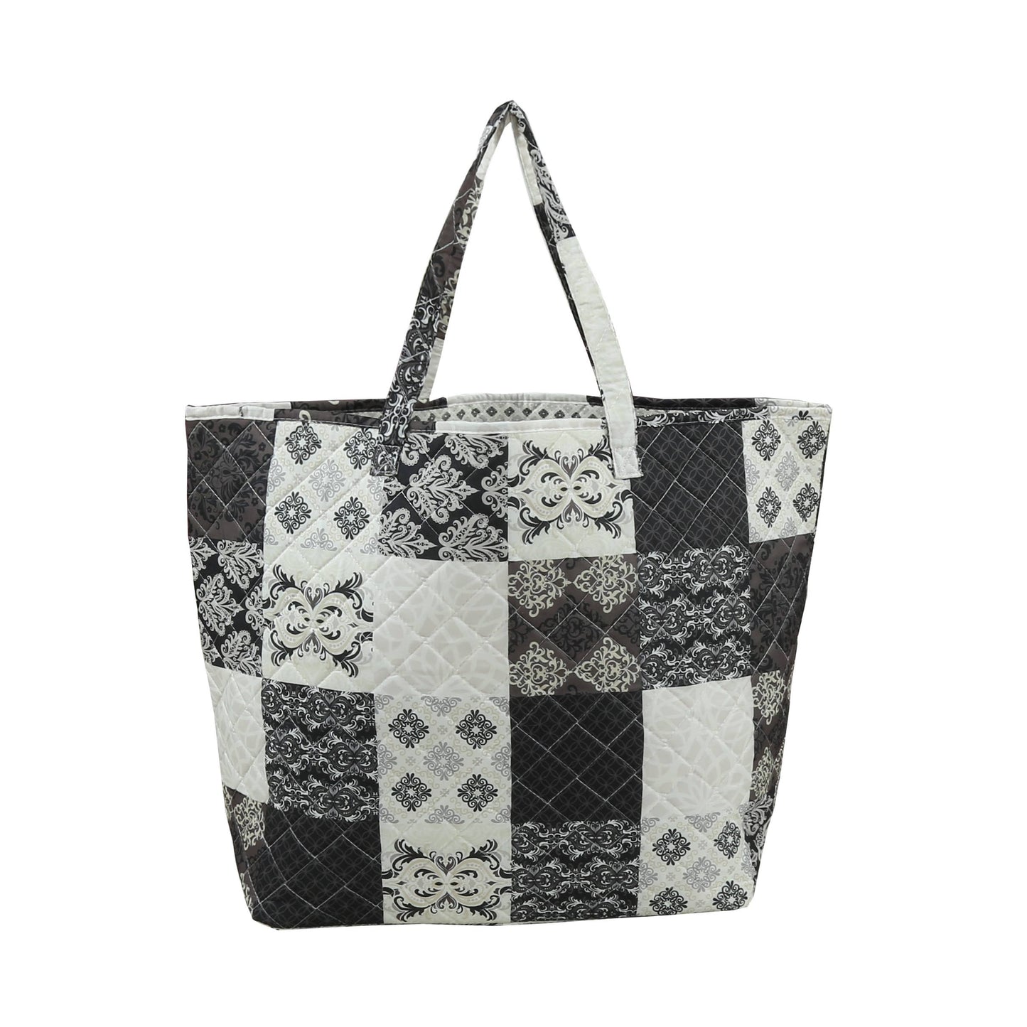 Designer Quilted Tote Bag-"Arabesque"