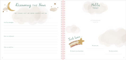 Baby's First Years: A Modern Memory Book with Keepsake Box