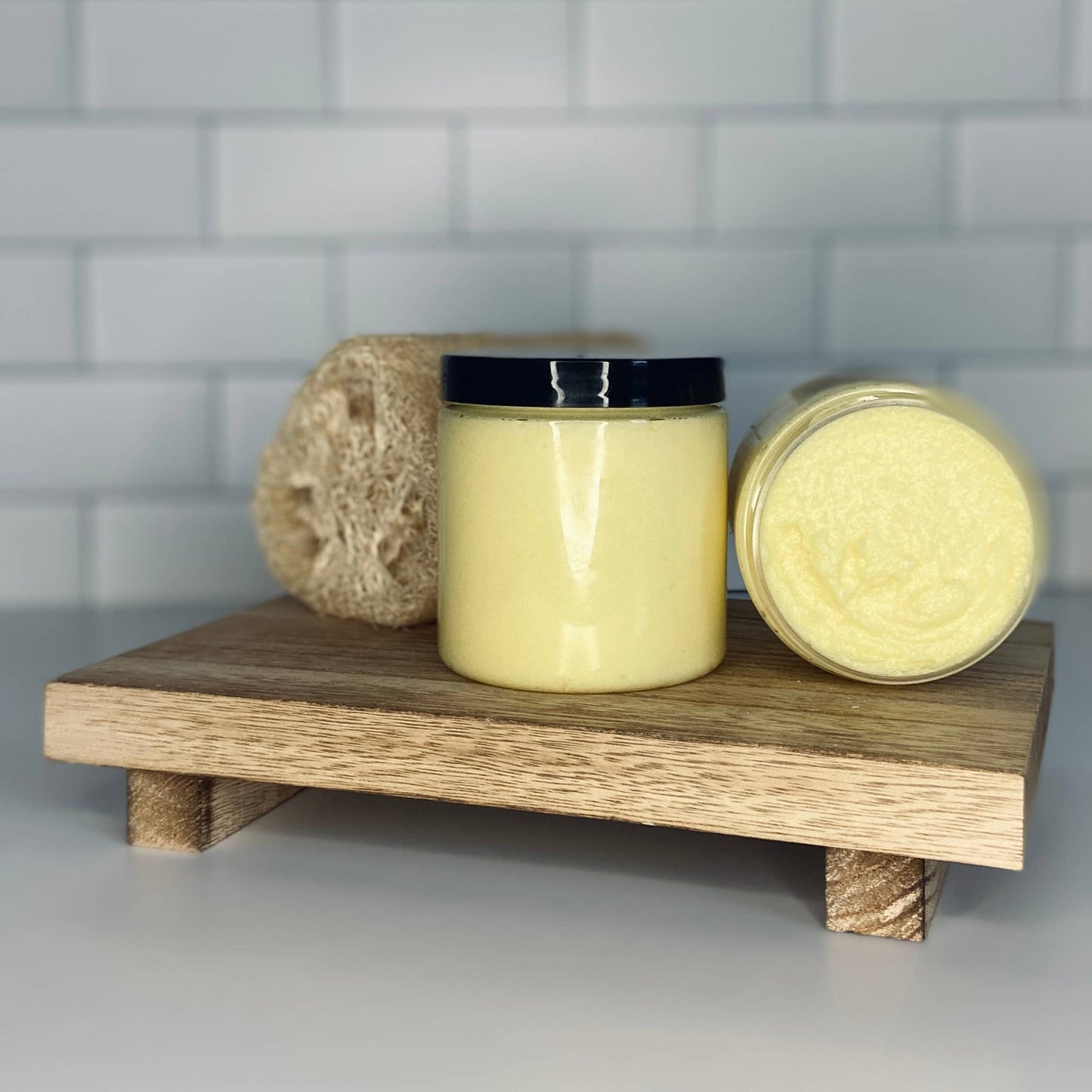 Lemon Pound Cake Foaming Sugar Scrub: 8 oz