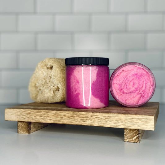 Pink Sugar Foaming Sugar Scrub: 8 oz