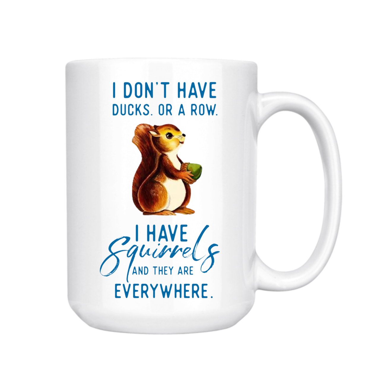 Ducks In A Row Funny Mug