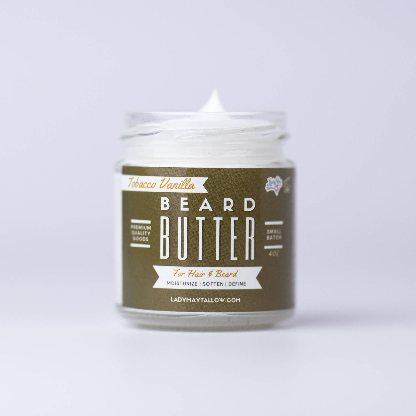 All-Natural Tallow Beard, Hair, and Scalp Butter