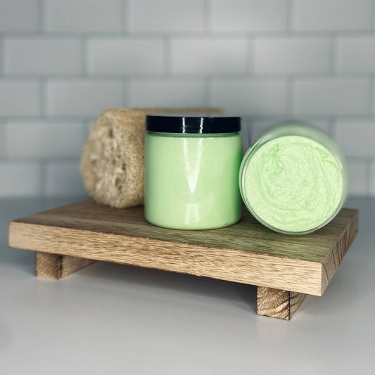 Coconut Lime Foaming Sugar Scrub: 8 oz