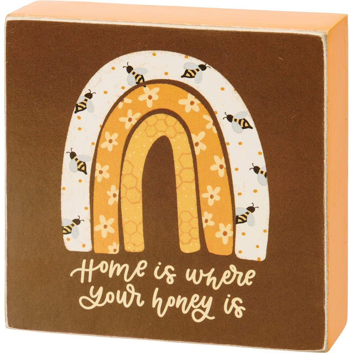 Block Sign: Home is where your honey is