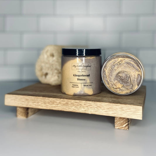 Gingerbread House Foaming Sugar Scrub: 8 oz