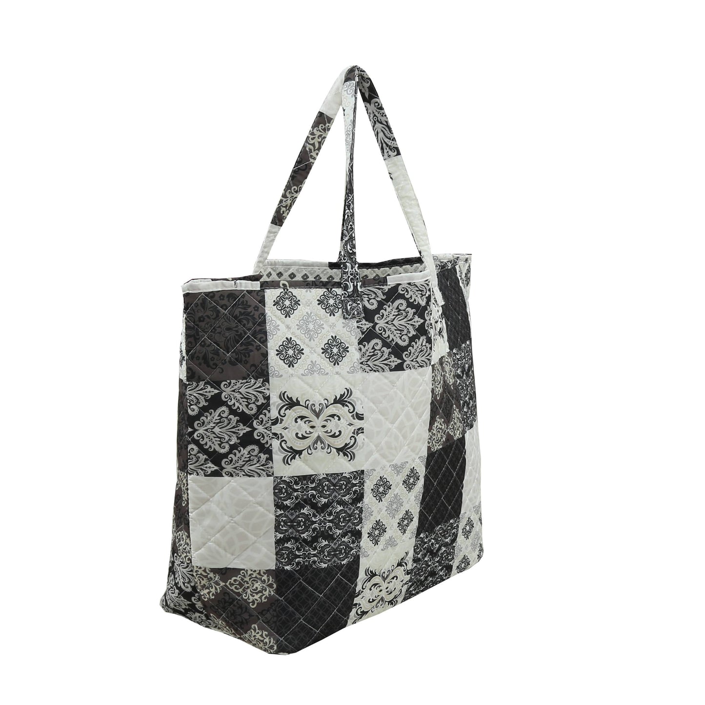 Designer Quilted Tote Bag-"Arabesque"