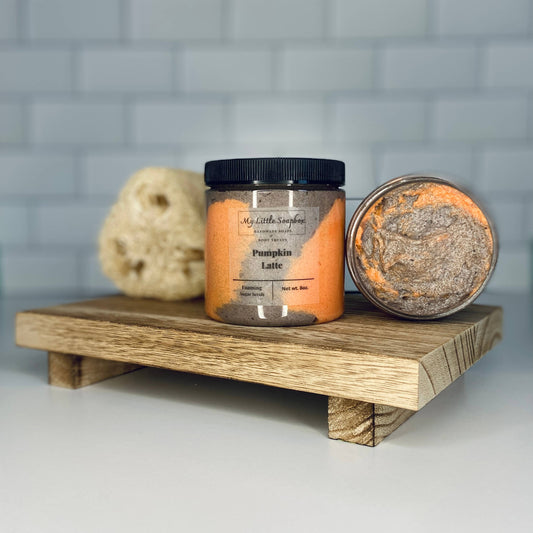Pumpkin Latte Foaming Sugar Scrub: 8oz