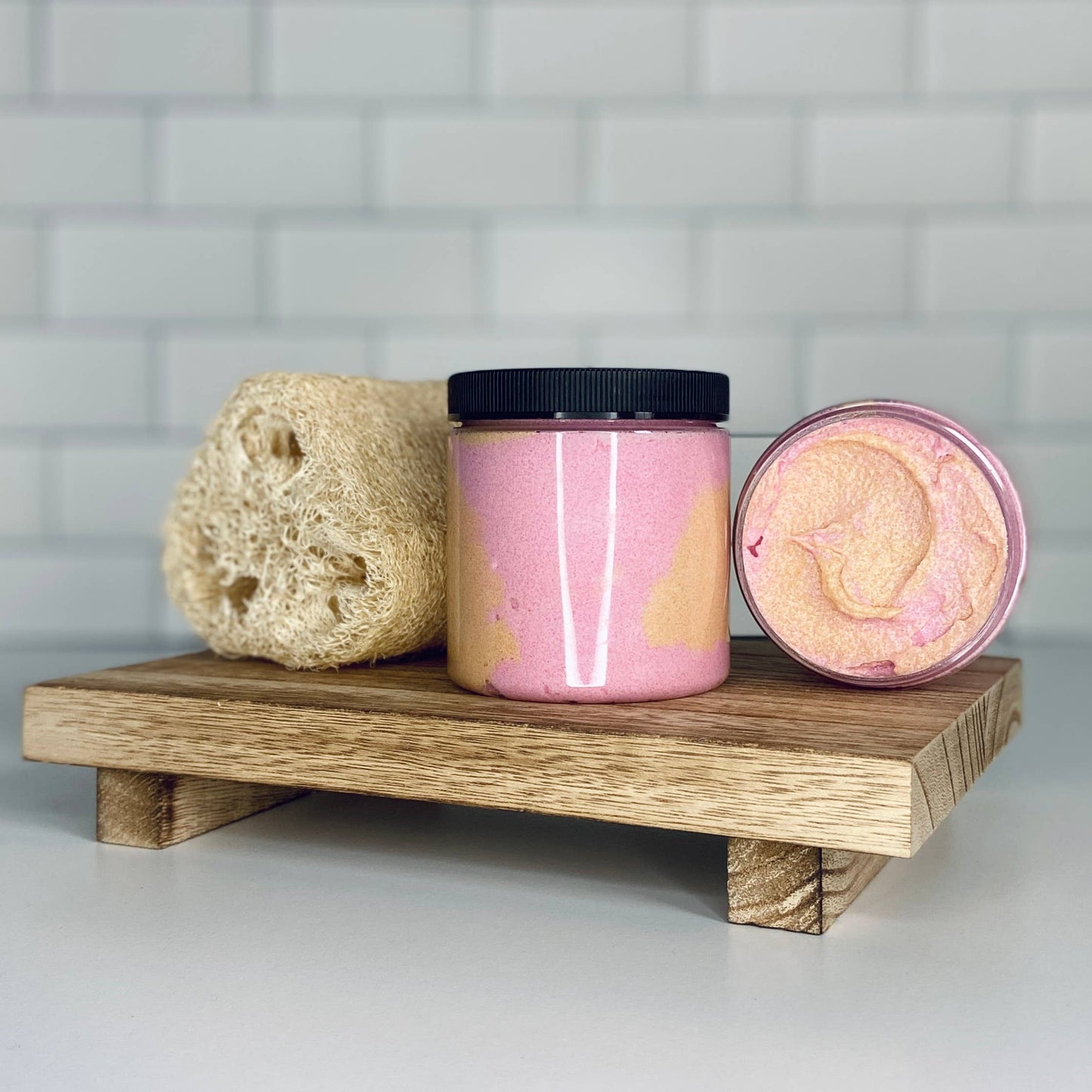 Cocoa Butter Cashmere Foaming Sugar Scrub: 8 oz