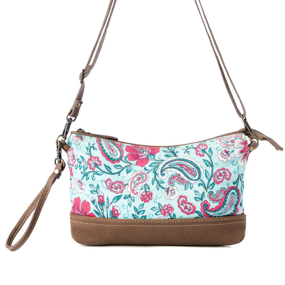 Wild Posy Crossbody Bag - Agave
