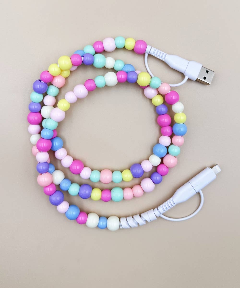 Beaded 4-In-1 Charging Cable