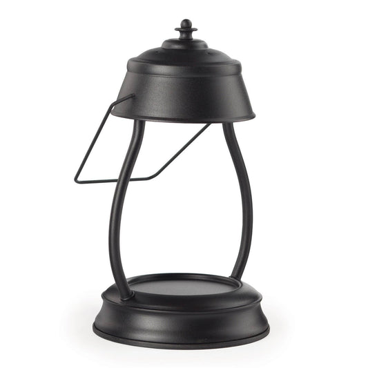 Hurricane Candle Warmer Lantern-Black