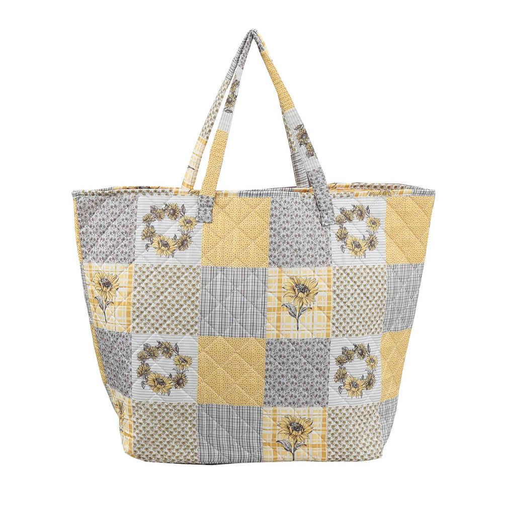 Sunshine Designer Quilted Tote Bag