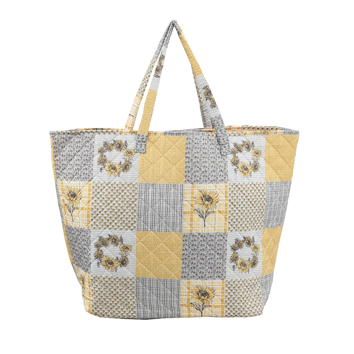 Sunshine Designer Quilted Tote Bag