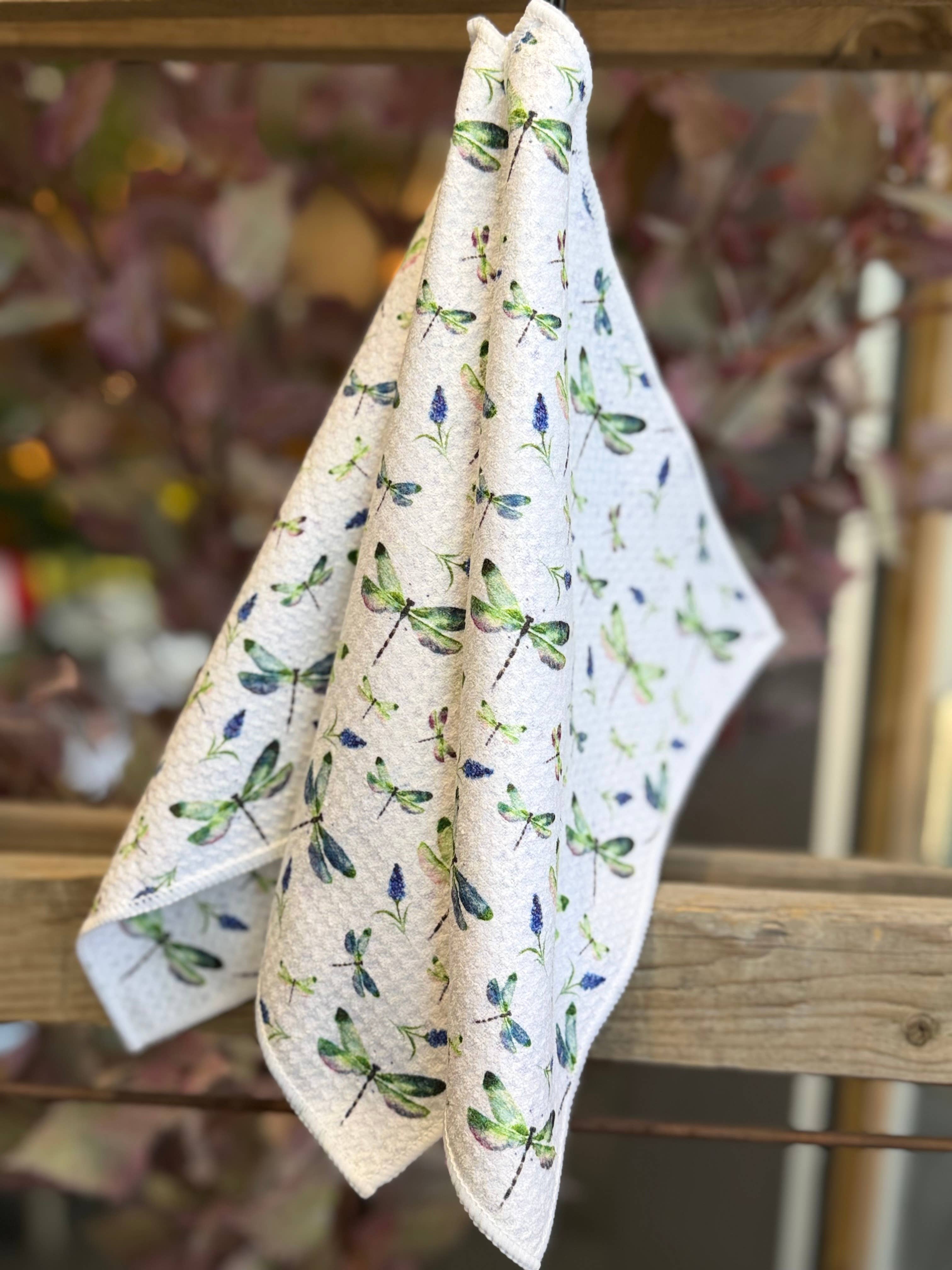 Dragonflies Double-Sided Dishcloth Set