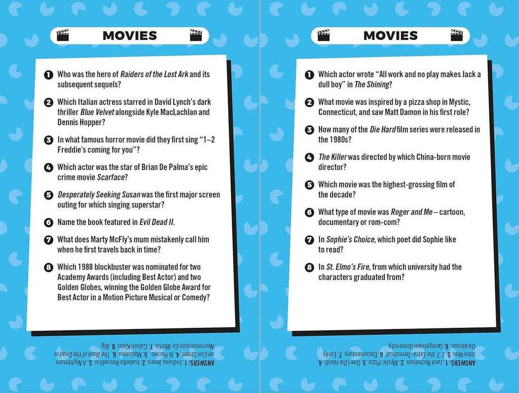 Best Of The 80s: The Trivia Game