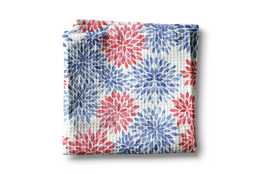 4th of July Kitchen Towel - Patriotic Red