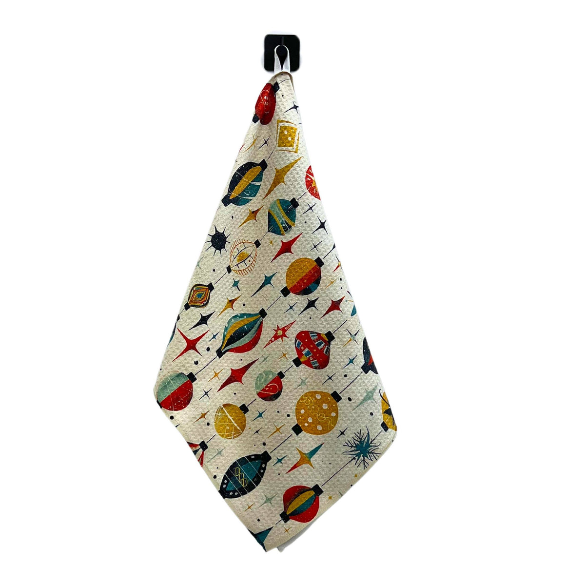 Holiday Ornaments Christmas Tea Towel
