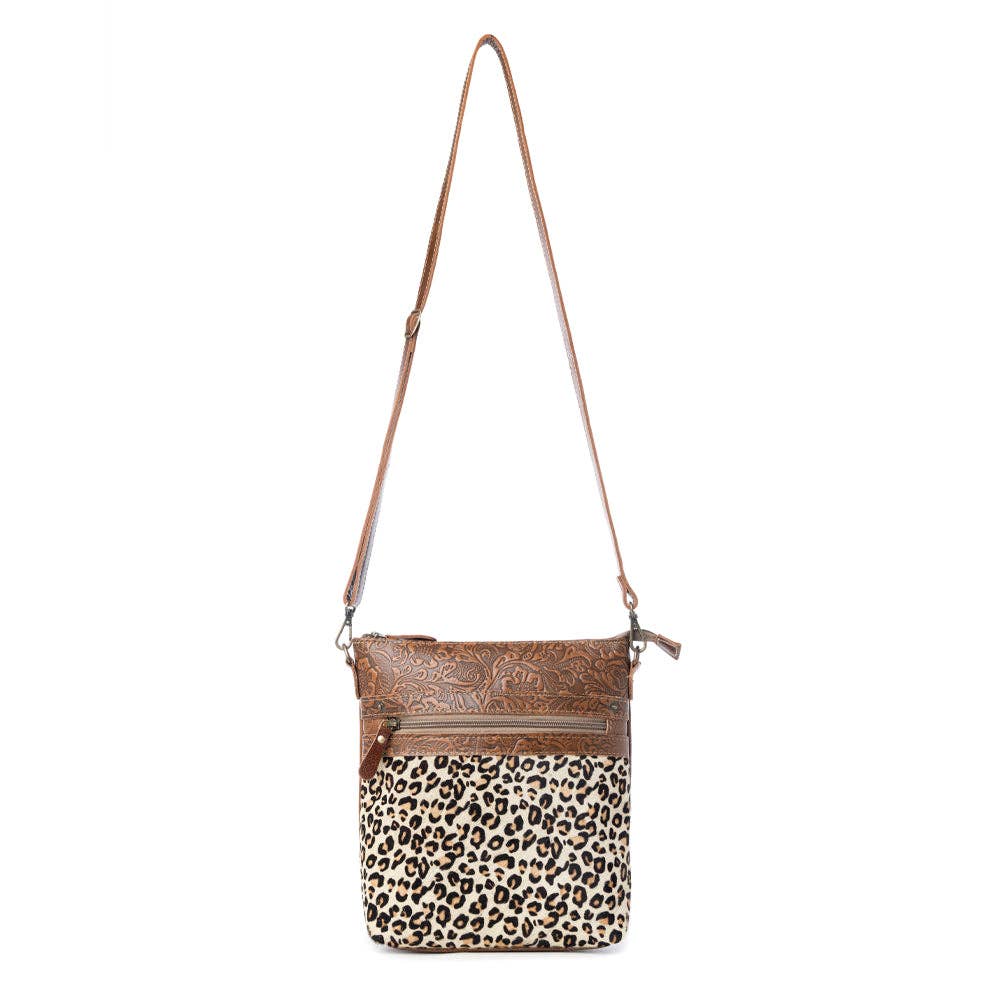 Dynamic Leopard Print Hairon Bag