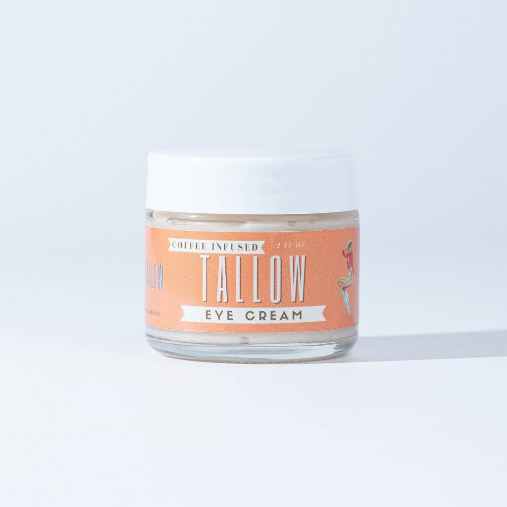 Coffee Bean Infused Tallow Eye Cream-Grass Fed Beef Tallow