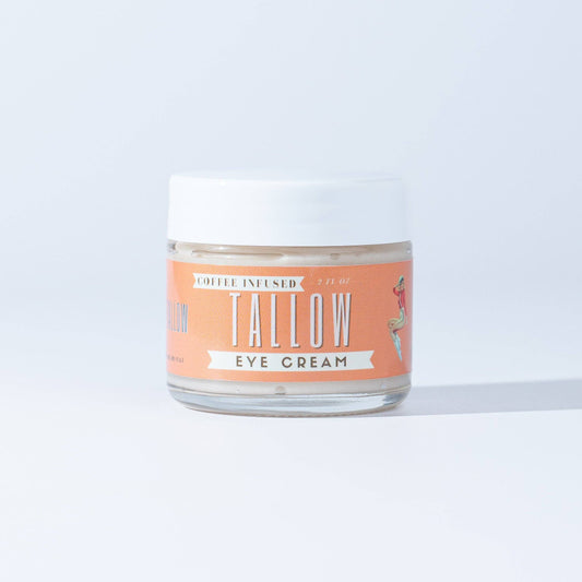 Coffee Bean Infused Tallow Eye Cream-Grass Fed Beef Tallow