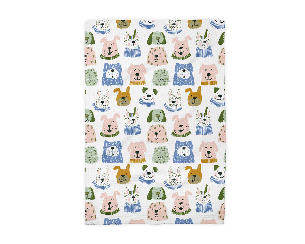Playful Dog Kitchen Towel