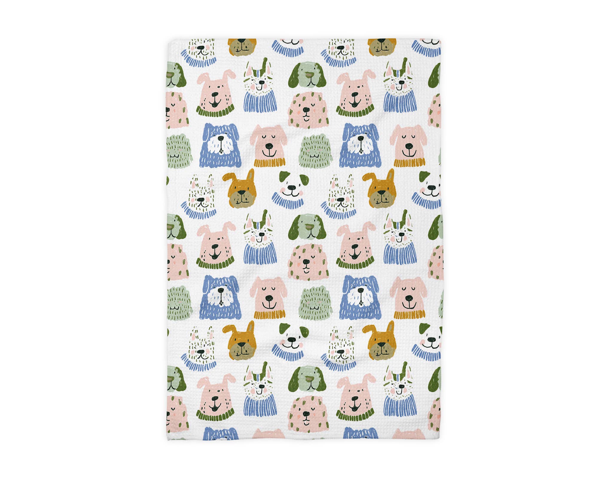 Playful Dog Kitchen Towel