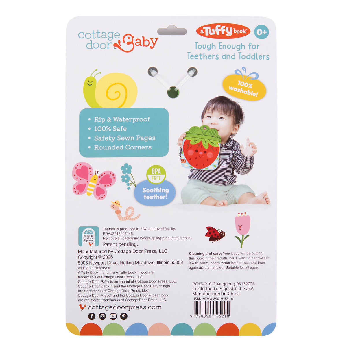 Hello Garden Tuffy Teether Book