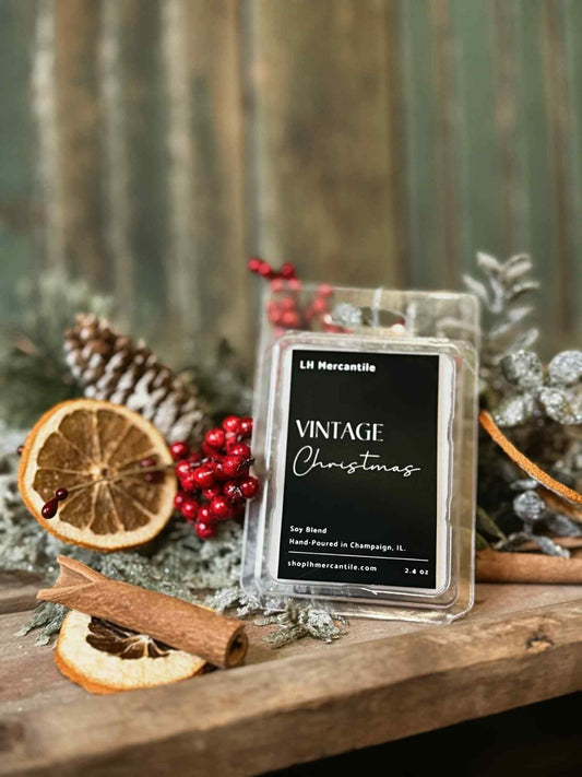Vintage Christmas Holiday Wax Melt | Winter Wax Melt