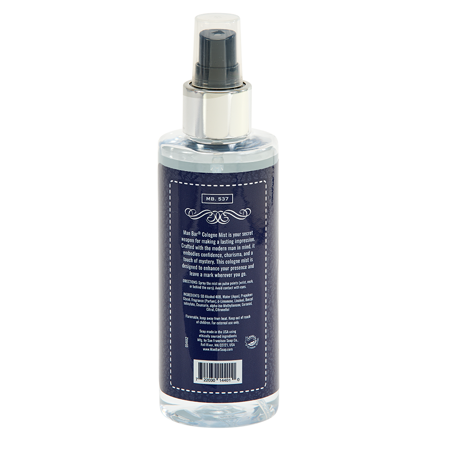 Man Bar Cologne Mist-Silver Sage & Bergamot