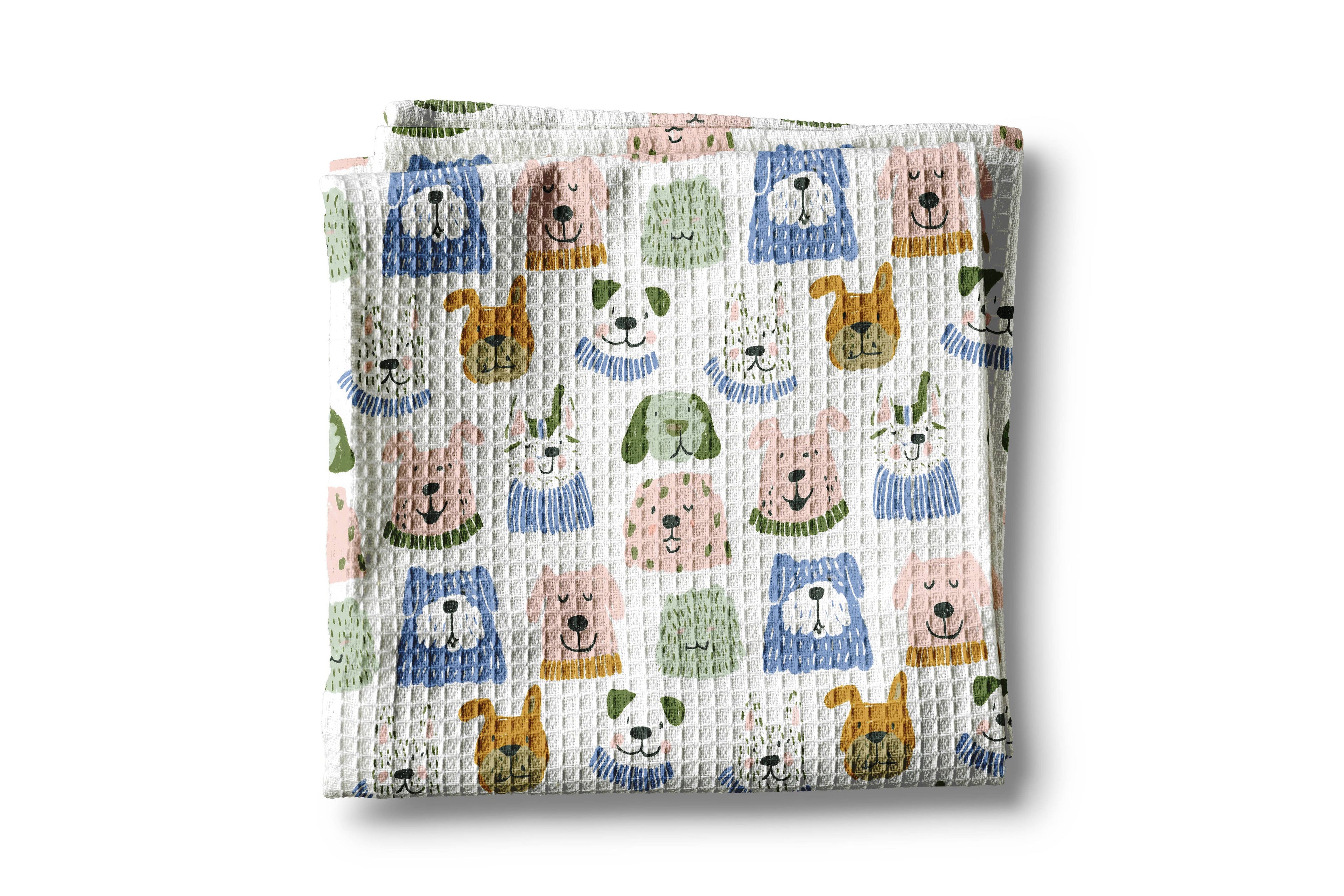 Playful Dog Kitchen Towel