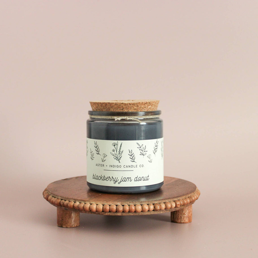 Blackberry Jam Donut Candle