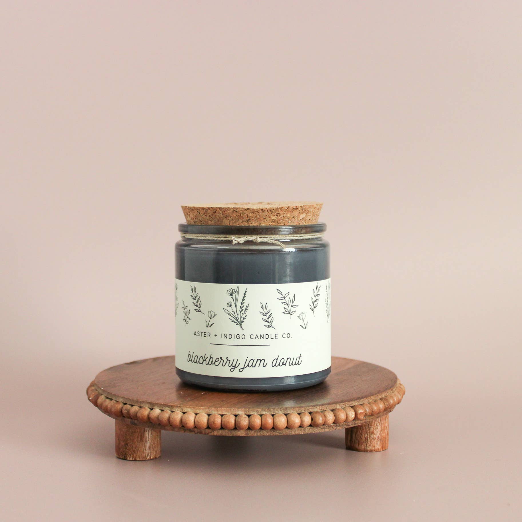 Blackberry Jam Donut Candle