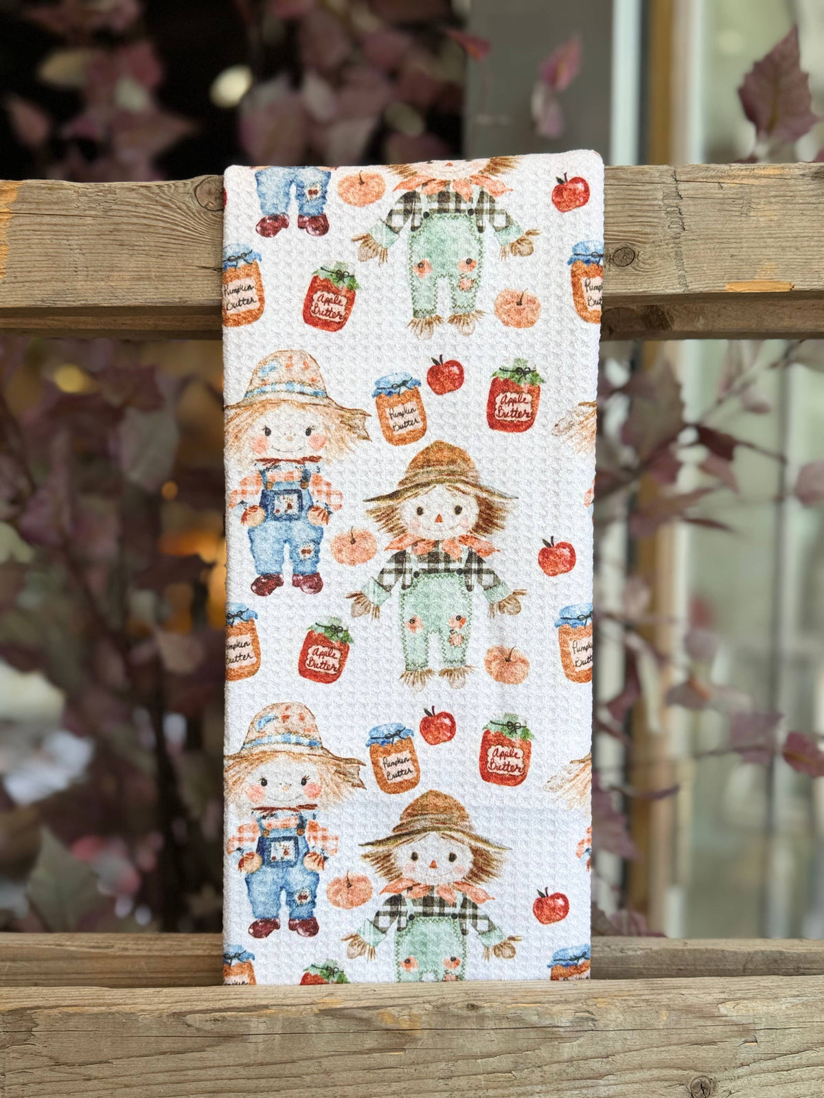 Scarecrow Double-Sided Tea Towel