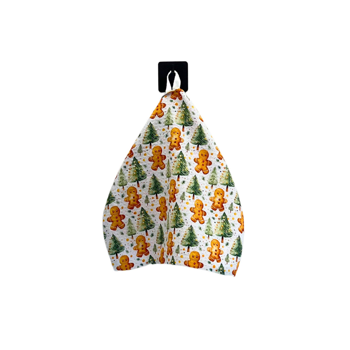 Gingerbread Cookie Christmas Dishcloth