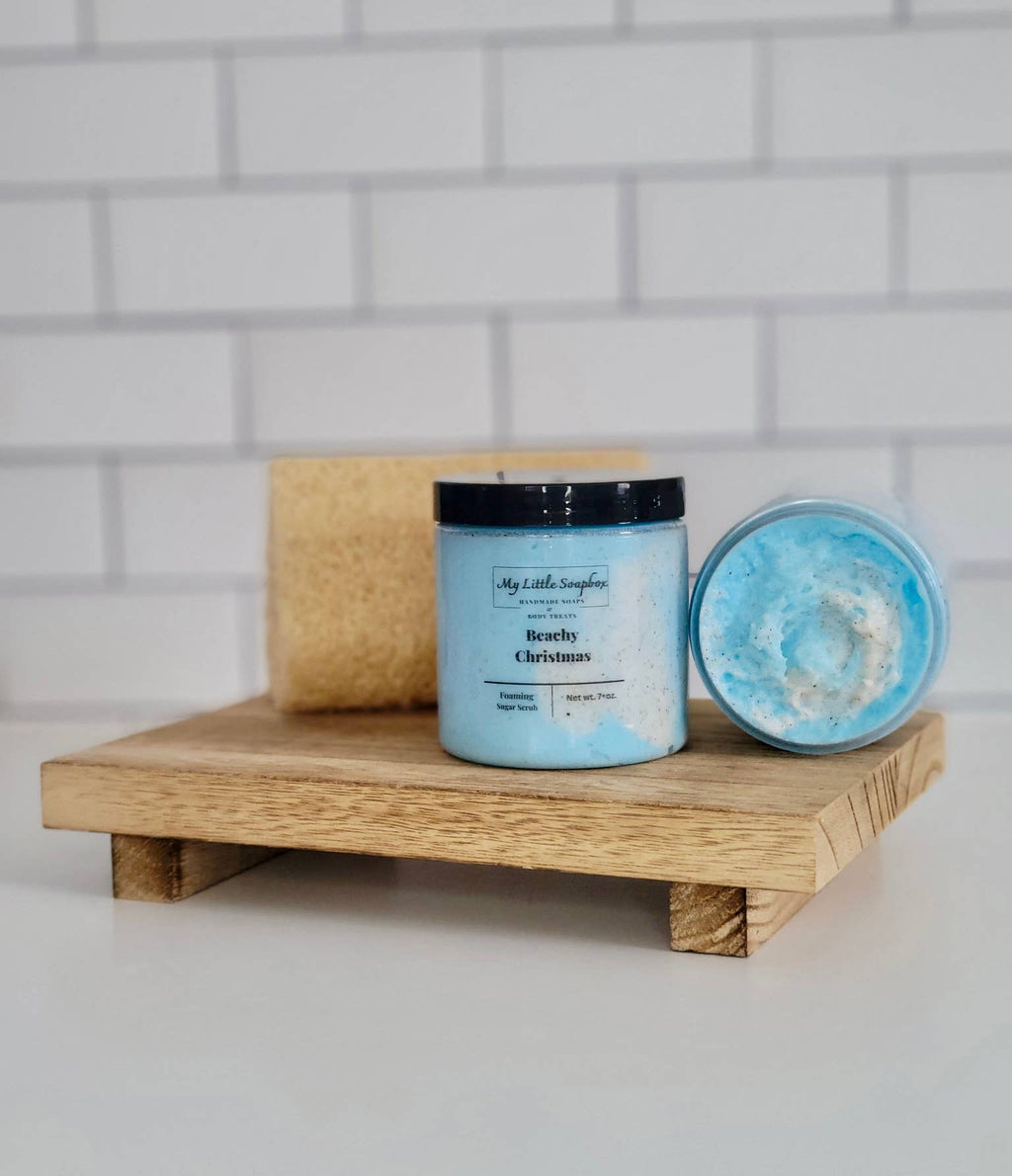 Beachy Christmas Foaming Sugar Scrub
