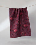 Rich Garnet Tea Towel