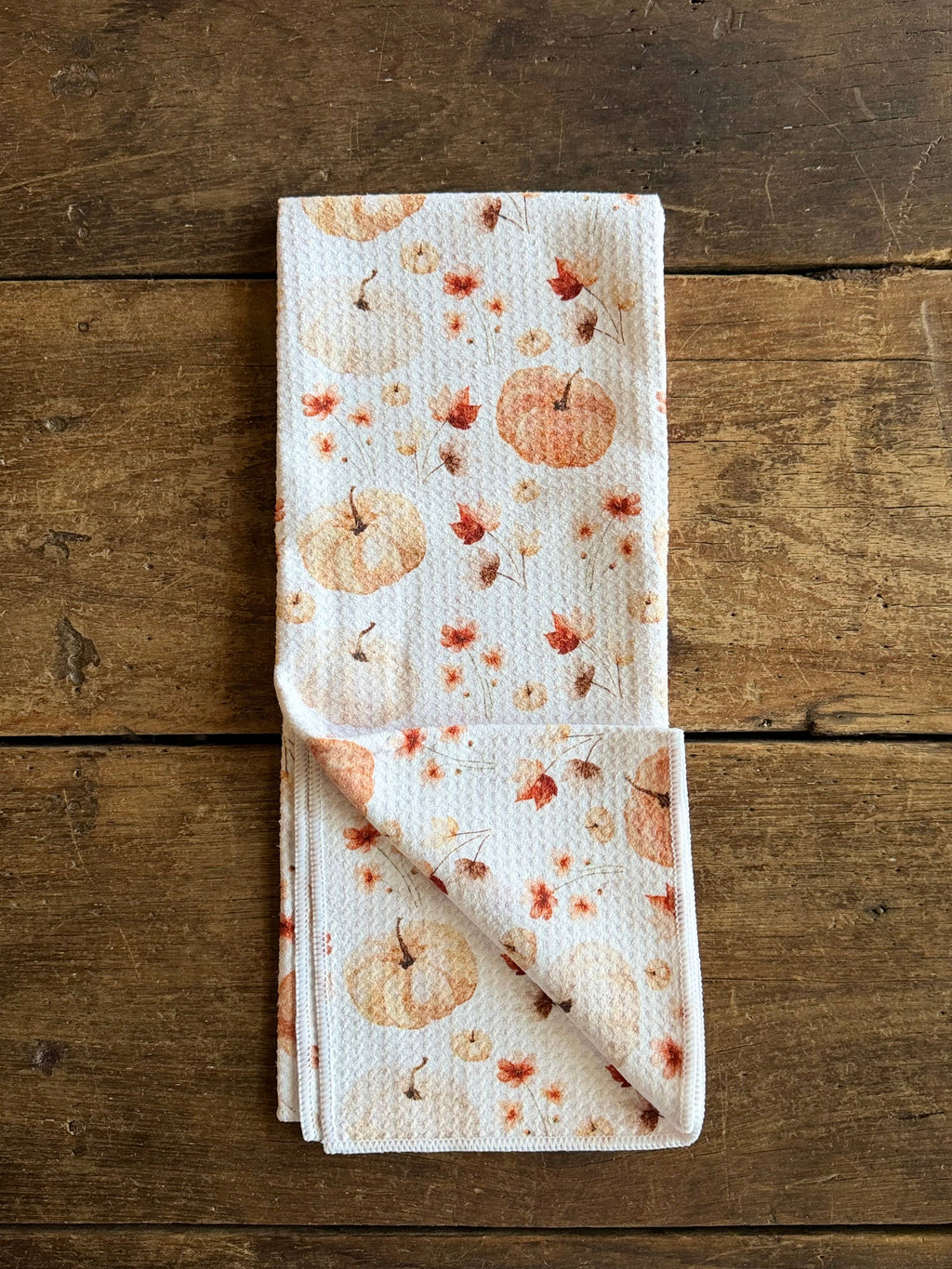 Pumpkin Patch Double-Sided Tea Towel