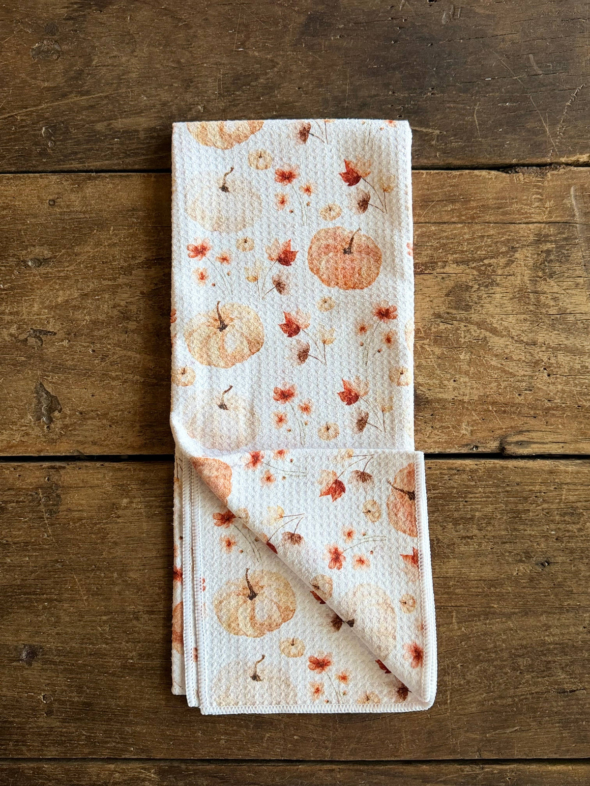 Pumpkin Patch Double-Sided Tea Towel