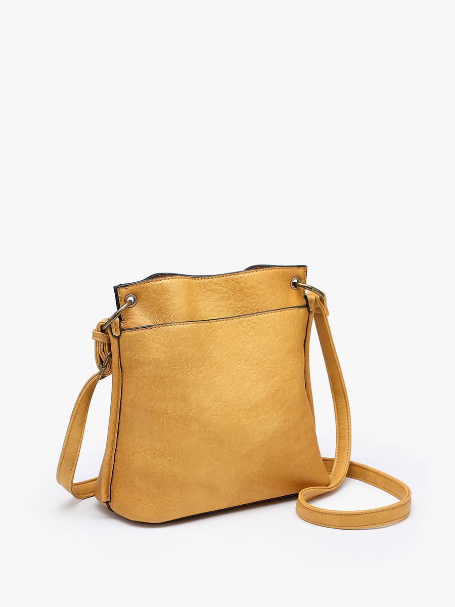 Sutton Distressed 3 Compartment Crossbody
