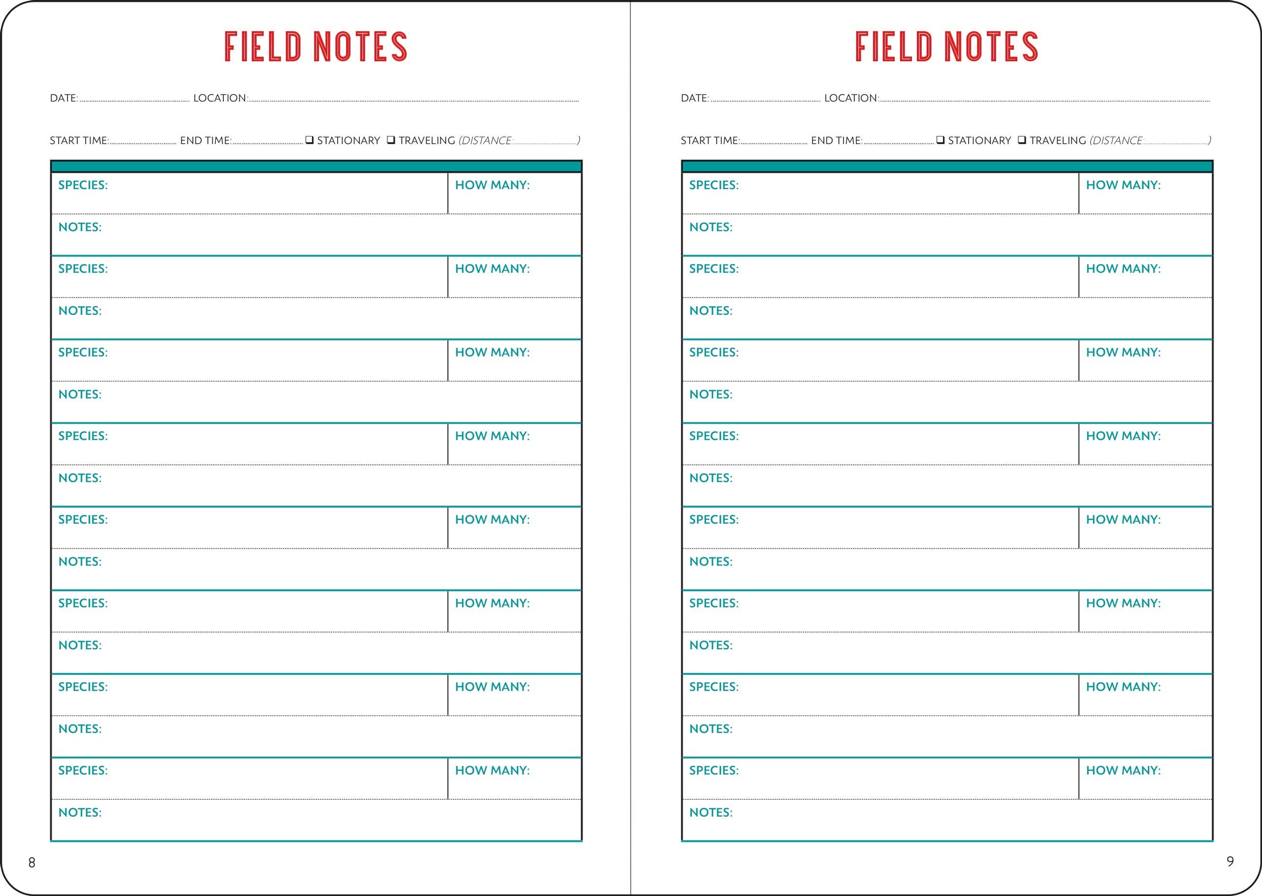 The Birder's Logbook