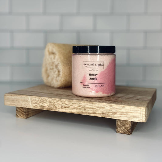 Honey Apple Foaming Sugar Scrub: 8oz