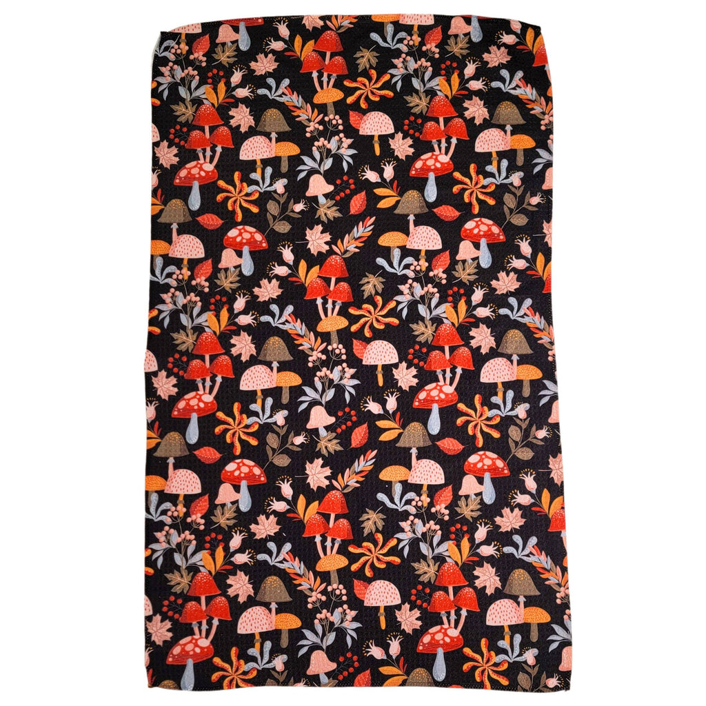 Mushroom Harvest Tea Towel