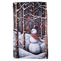 Snowman & Cardinals Tea Towel
