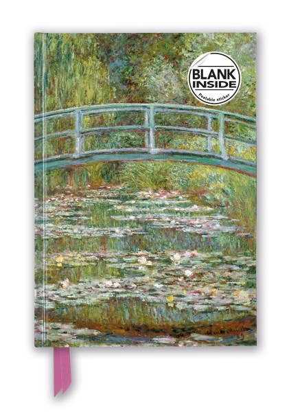 Bridge Over A Pond Of Water Lilies Blank Journal - Monet