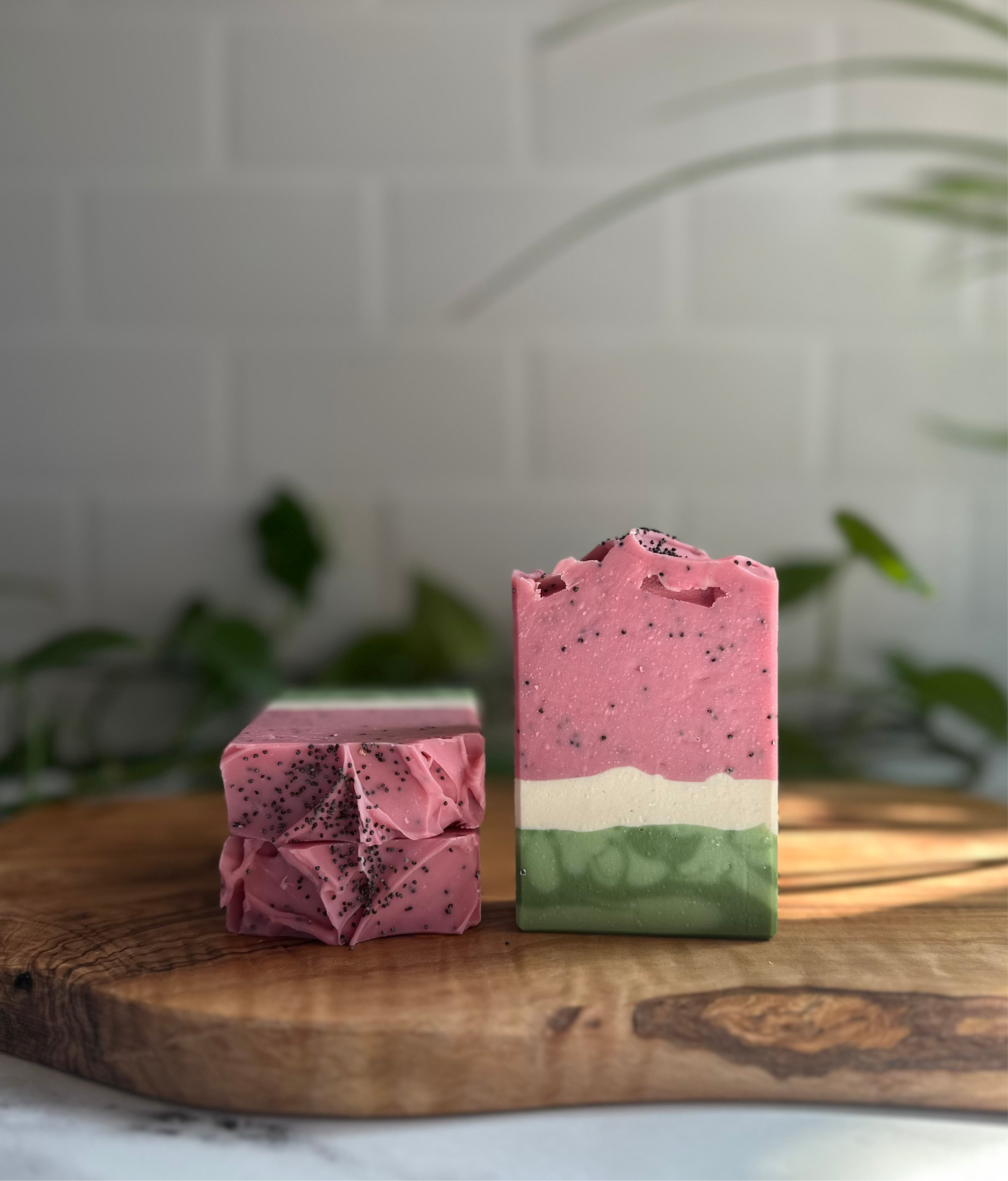 Watermelon - Tallow & Goat Milk Soap