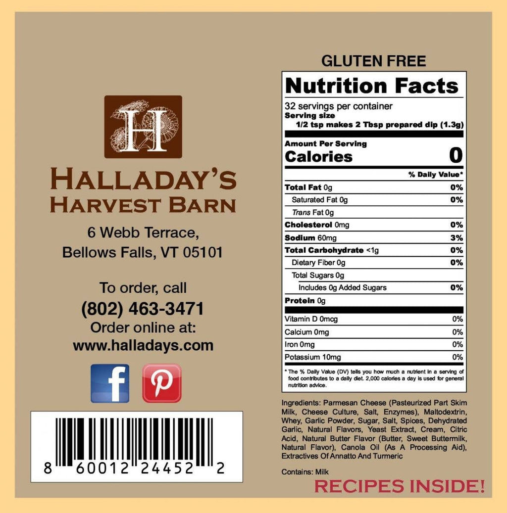 Garlic Parmesan Dip & Seasoning Blend