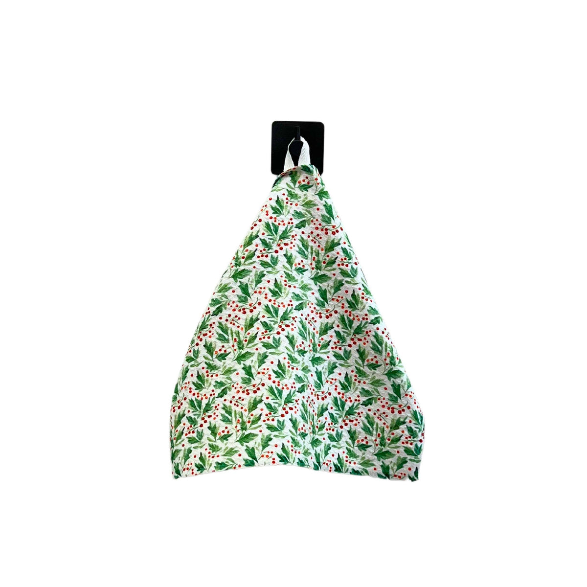 Christmas Decor Mistletoe Patterned Dishcloth